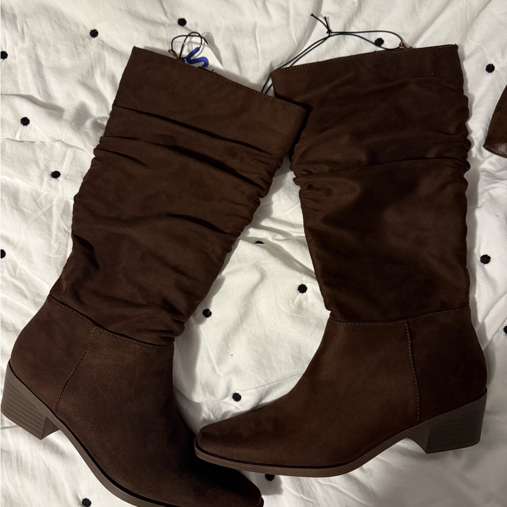 Seychelles Dark Brown Heeled Boots